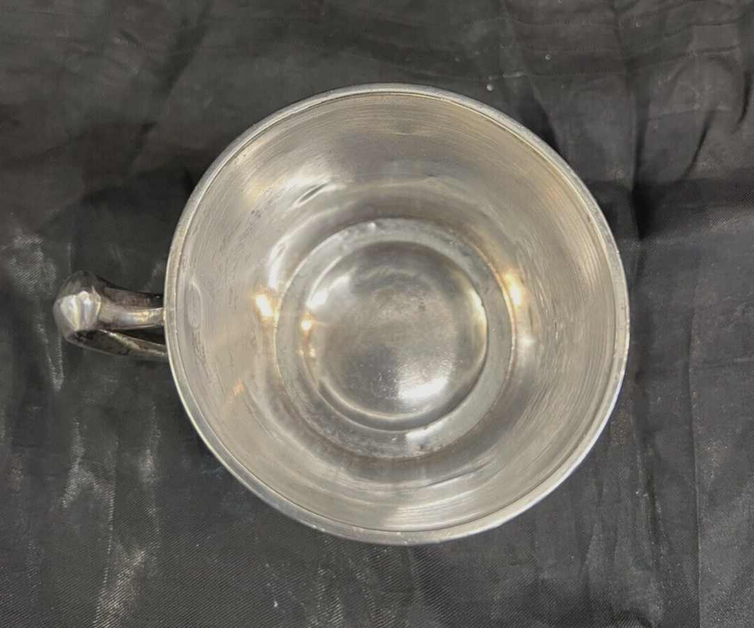 105g Sterling Silver Baby Cup w/ Monogram