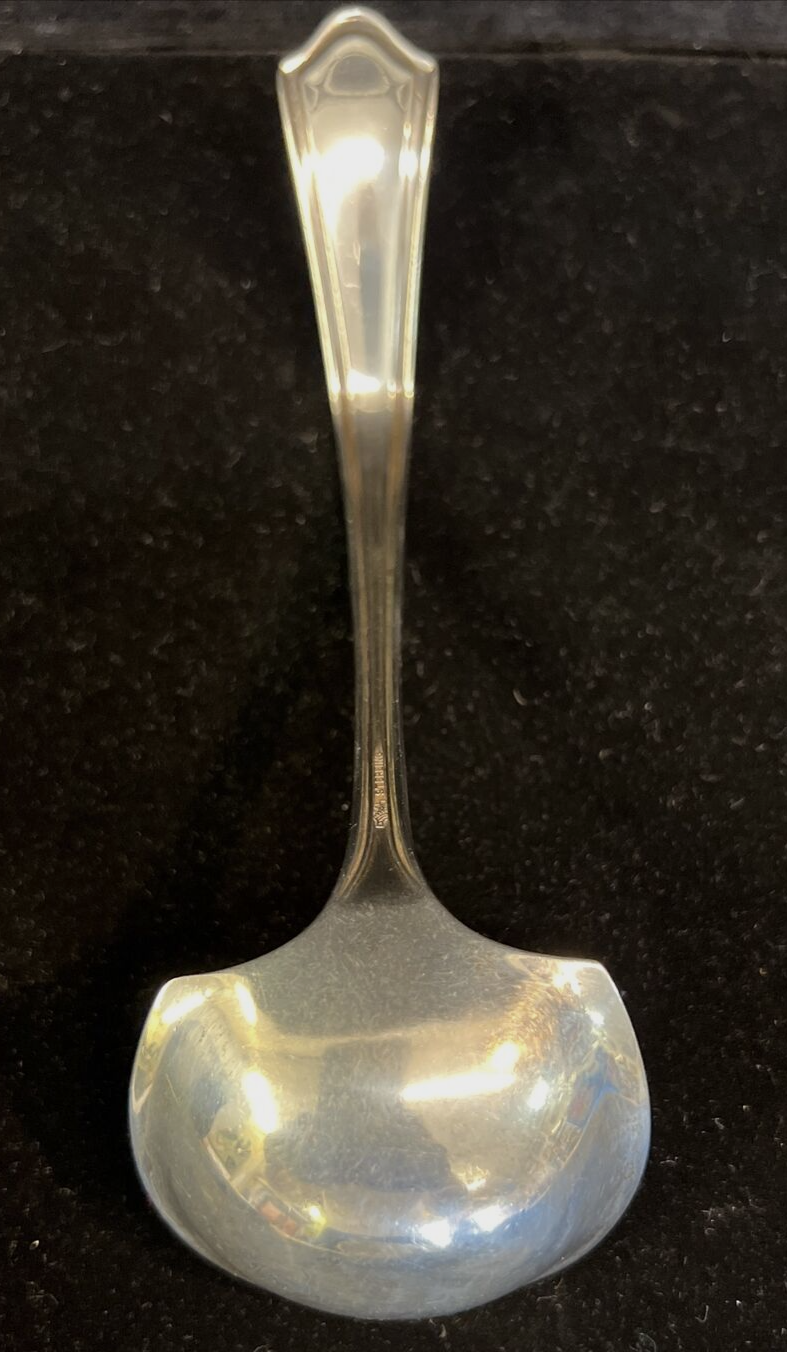 Mary Warren by Manchester Silver Co. Sterling Silver Gravy Ladle 6" 30g Mono ELF