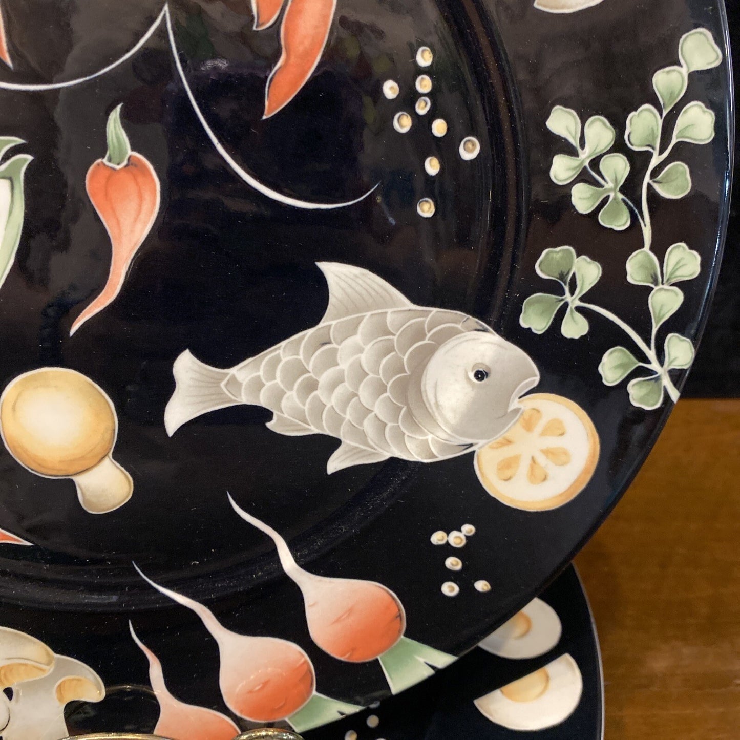 Set Of 6 “Fruits de Mer” By Villeroy & Boch  12” Dinner Plate Charger BH249