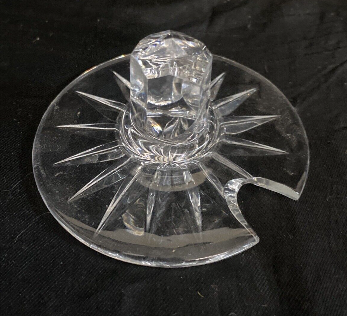 ABP Cut Glass Jam Jar