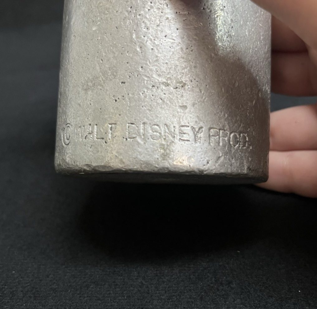 Vintage Disney Pewter Milk Jug "Micky's Magnificent Milk Jug" Collectible 4.5"