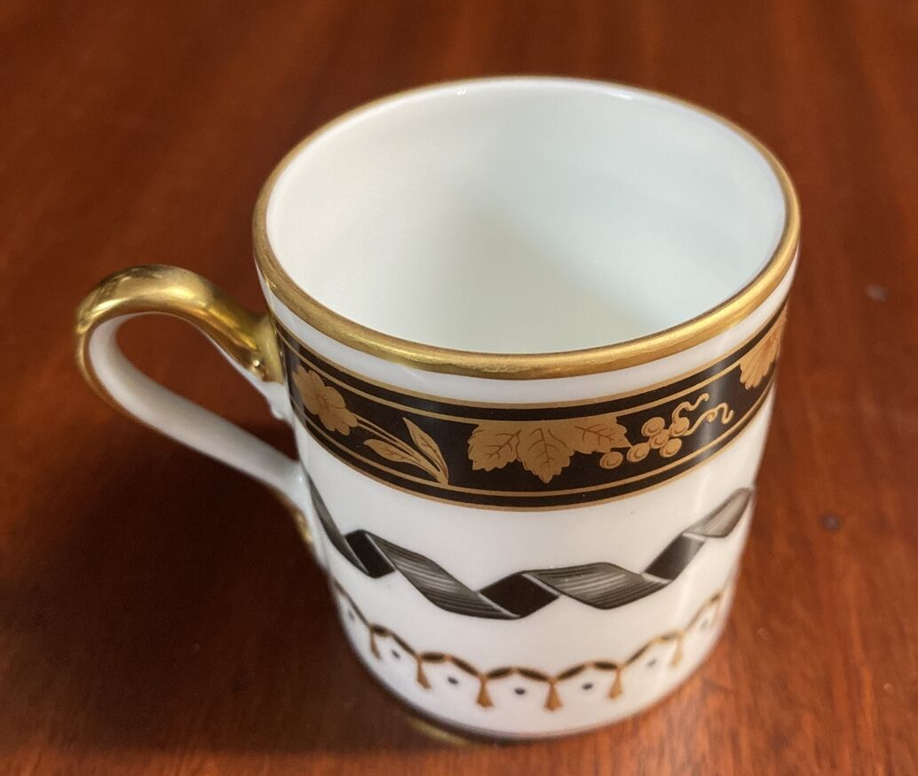 Richard Ginori Pincio Blak Black Place Setting Dish Set Of 6