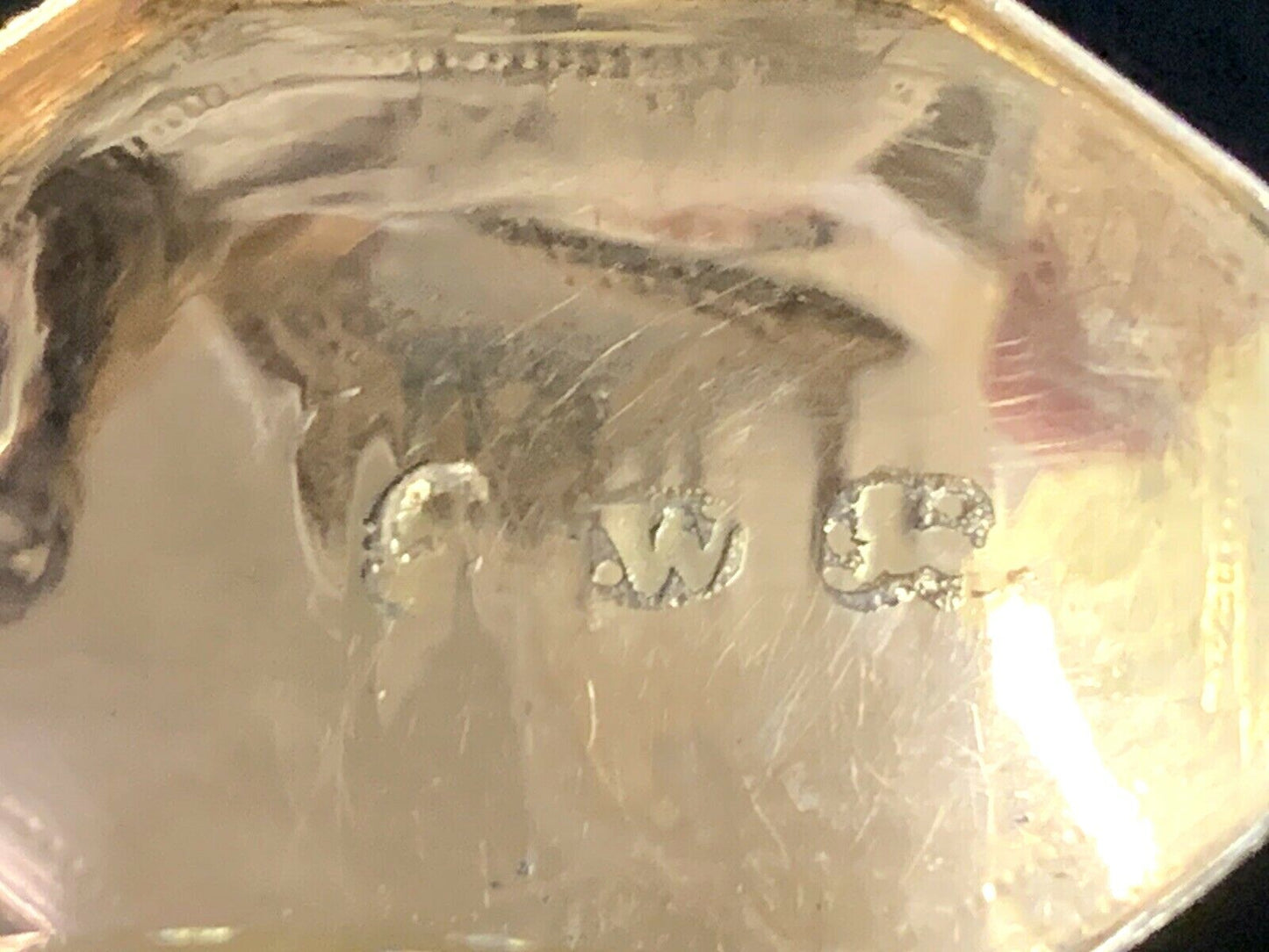 - JOSEPH WILLMORE GEORGIAN ENGLISH STERLING SILVER VINAIGRETTE BIRMINGHAM 1814