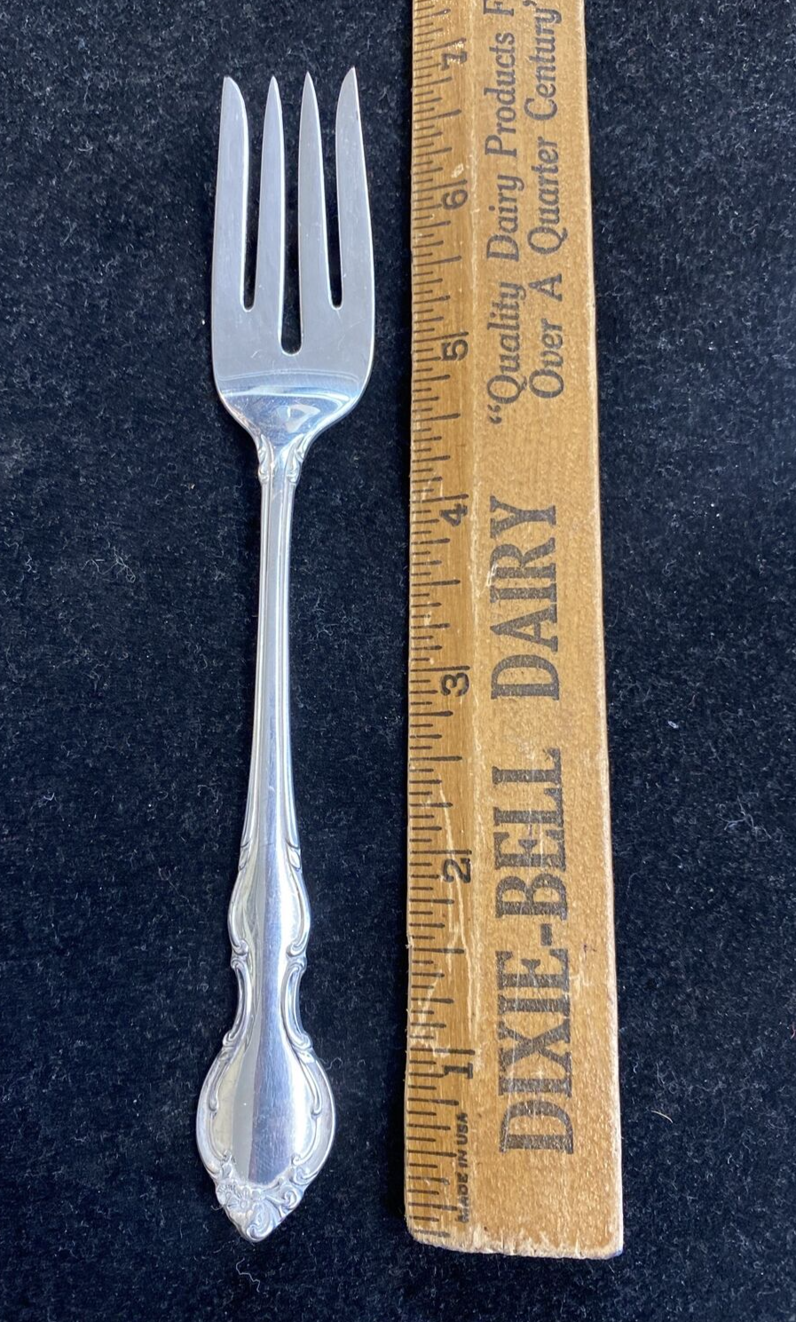 One Sterling Silver Alvin Pirouette 6 1/2" Individual Salad Fork 12 Available