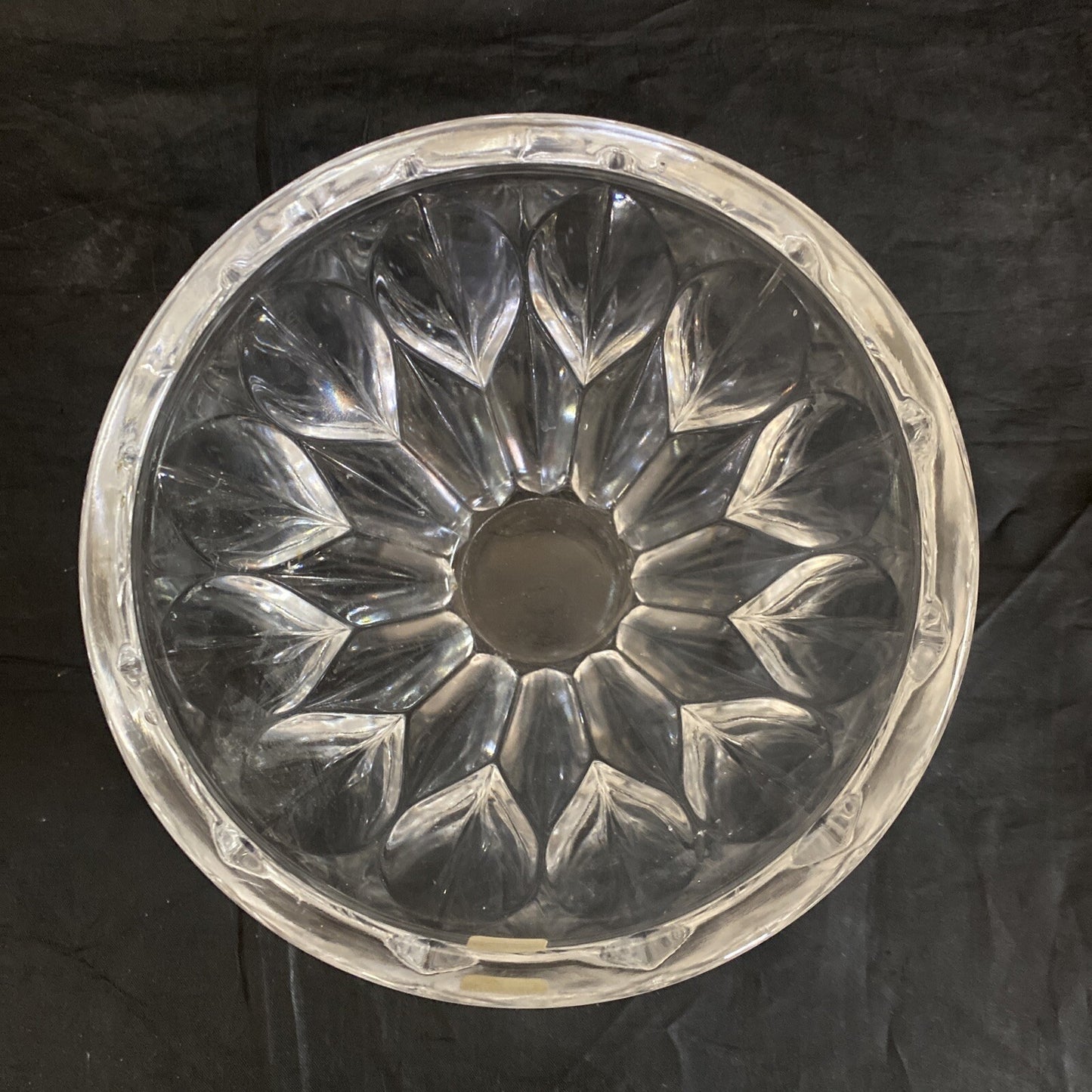 Vintage Kosta Art Glass Crystal Petal Bowl - Perfect and Glowing! Sweden Perfect