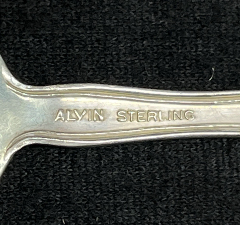 Chateau Rose by Alvin Sterling Silver Baby Fork 4 1/4" 15.64g