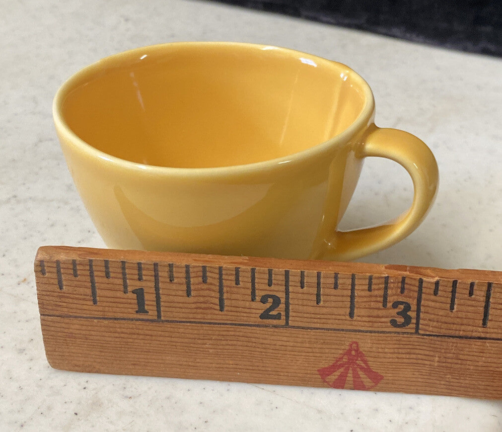 Diane Von Furstenberg Espresso Coffee Tea Cup & Saucer Set of 4 NIB BH83