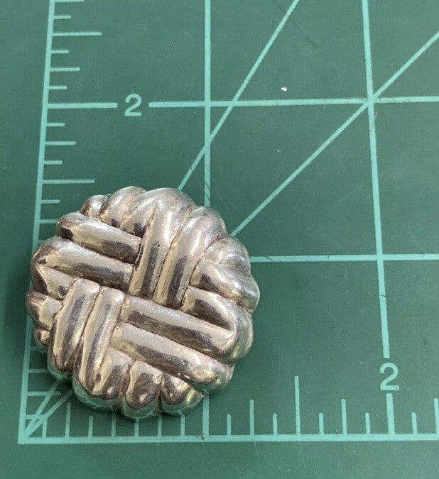 Pair of Sterling Silver 925 Clip On Earrings 16.4g