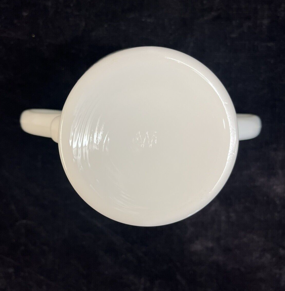 Vintage 1950s Westmoreland Hobnail Milk Glass Open Sugar Bowl 3.5"