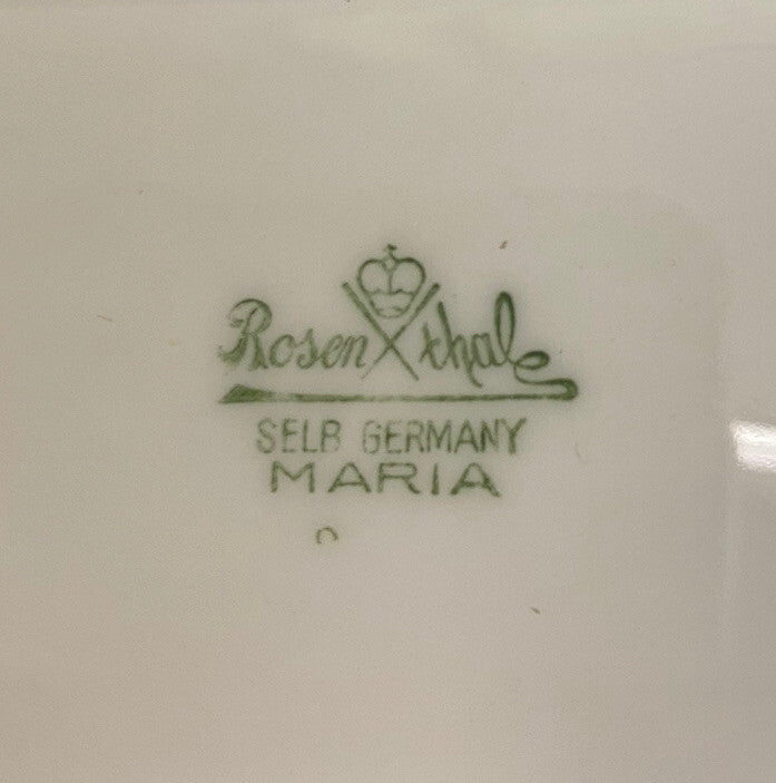 Rosenthal Maria White Classic Rose Set of 3 Stacking Ashtrays