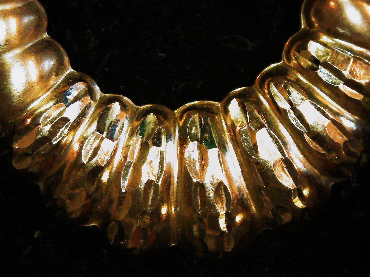 14K Yellow Gold Hoop Earrings 2.4g