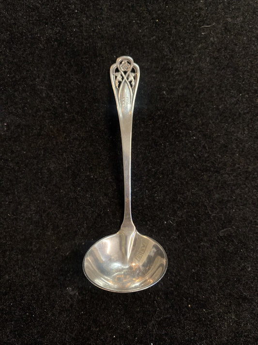 Frank Whiting Co. Pierced Sterling Silver 4 3/4" Serving Sauce Ladle 20.37g Mono