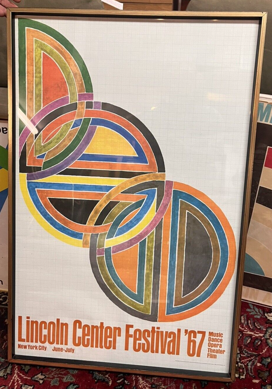 LINCOLN Center Festival 1967 by FRANK STELLA