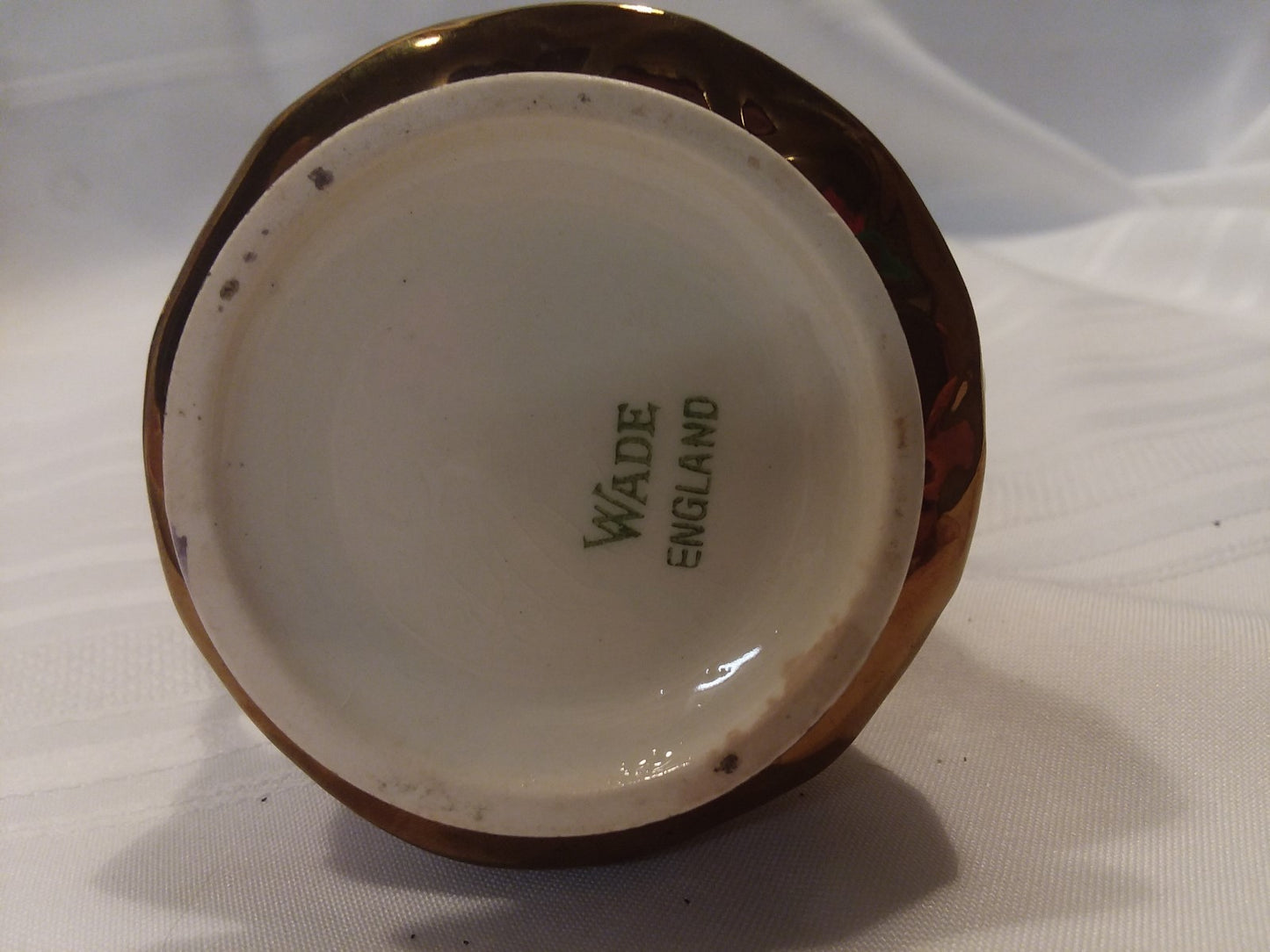 2PC GRAYS POTTERY Pitcher & Wade COPPER LUSTRE CREAMER