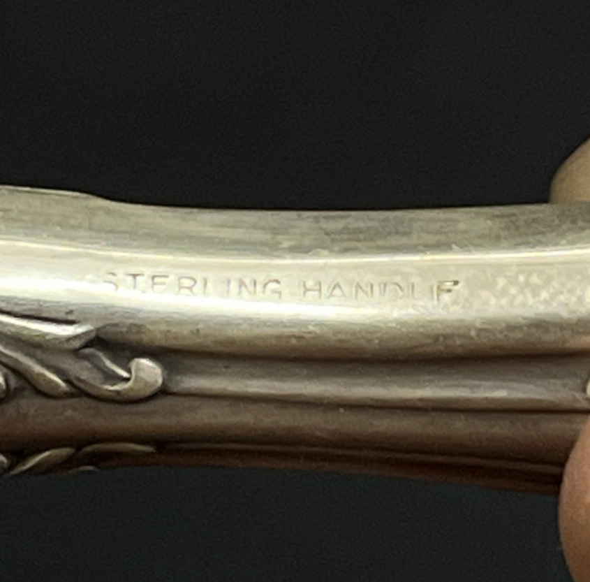 Melrose by Gorham 42.7g Sterling Modern Hollow Butter Spreader 6 1/4 in