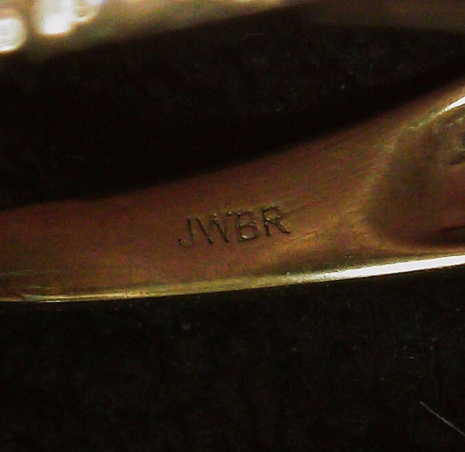 10k White Gold 1 CT TW Diamond Pear Shaped Ring 3.2g