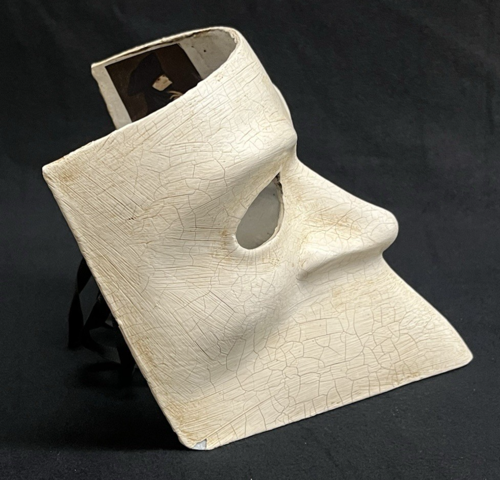 Set of 2 AGOSTINO DESSI & ALICE ATELIER ITALIAN PAPIER MACHE THEATER OPERA MASKS