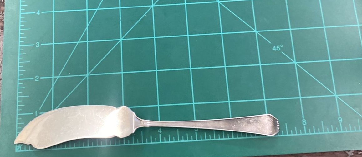 Gorham Whiting Master Butter 7 1/4'' Solid Sterling Silver 35g