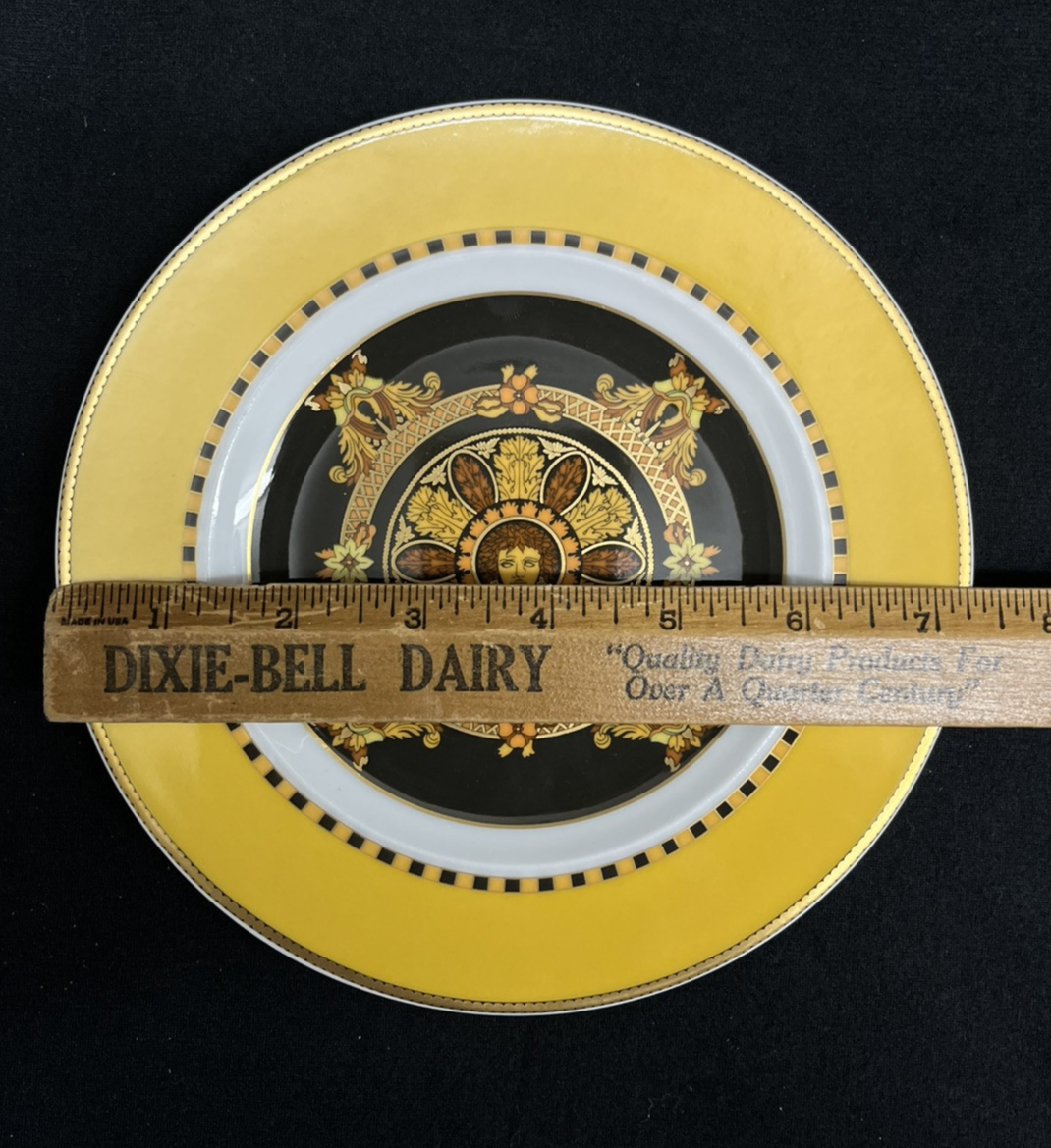 VERSACE BAROCCO BREAD PLATE MEDUSA ROSENTHAL  7.25"