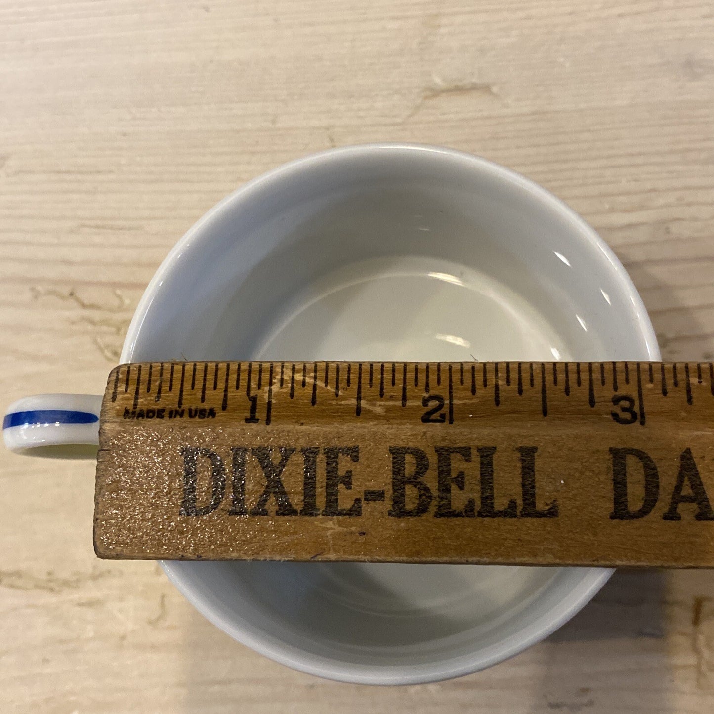 Costa Azzurra “Lynn Chase” Flat Coffee Tea Cup & Saucer  Beach