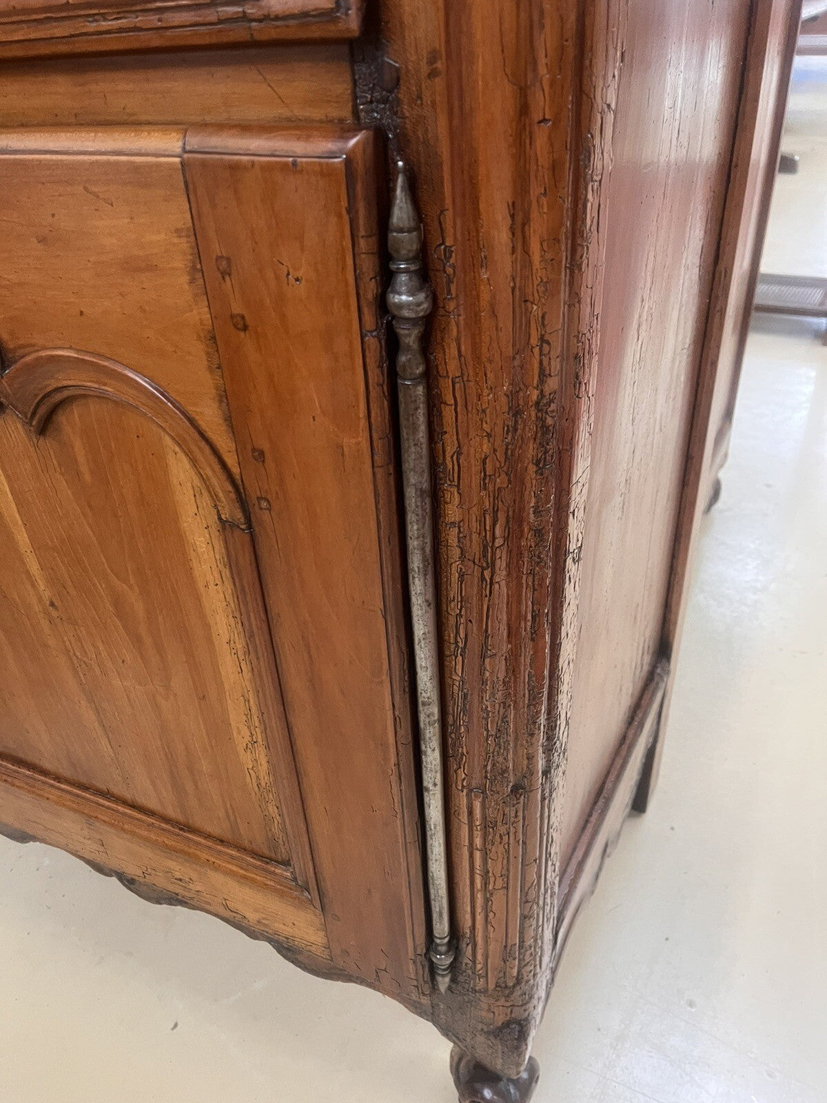 ANTIQUE FRENCH PROVINCIAL FARMHOUSE FRUITWOOD CHEST COMMODE DRESSER