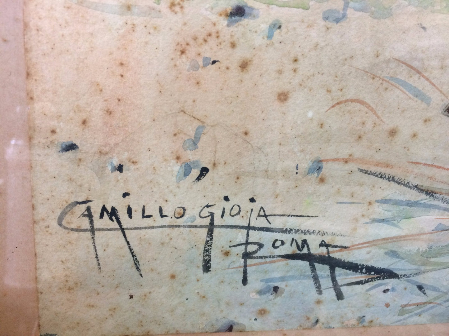 Original Signed Painting by Camillo Gioja Barbera circa 1800's