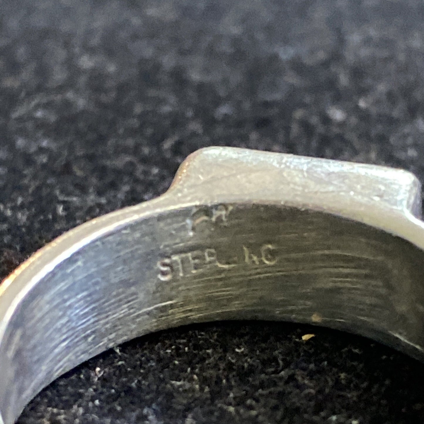 Sterling Silver Lapis, Turquoise, & Created Opal Ring SZ 7.75 4.1g JM19