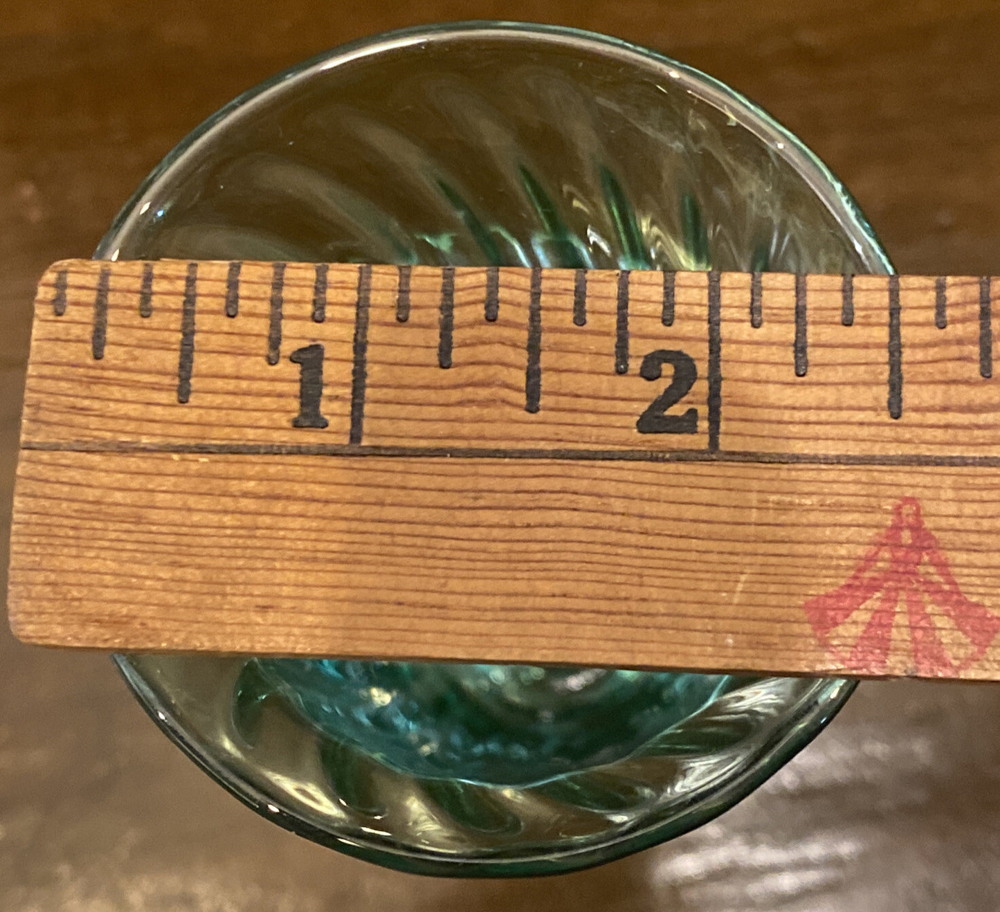 Set Of 12 Wilke Adolfsson Swedish Studio Glass 1993 Green Champagne Flute 8"