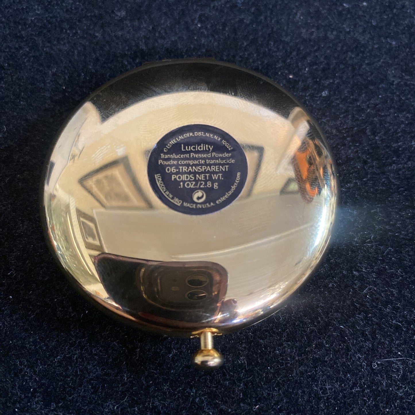 NIB Estee Lauder After Hours Slim Compact Lucidity 06 Transparent translucent