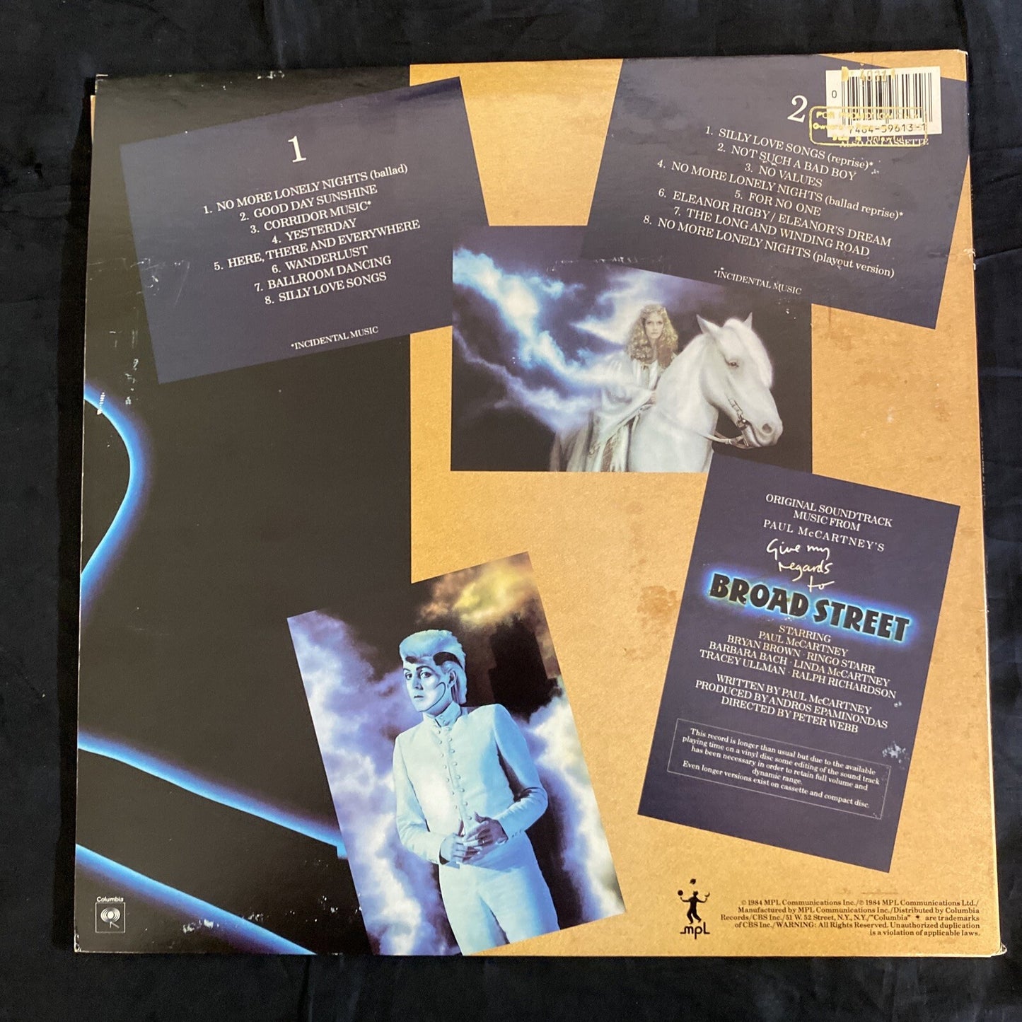 NM PROMO!! Paul McCartney 1984 LP  'Give My Regards To Broad Street'  Beatles