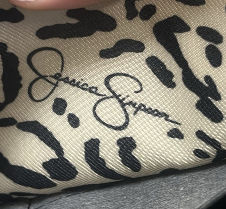 Jessica Simpson Frankie Polyvinyl Floral Print Wristlet Wallet 10"