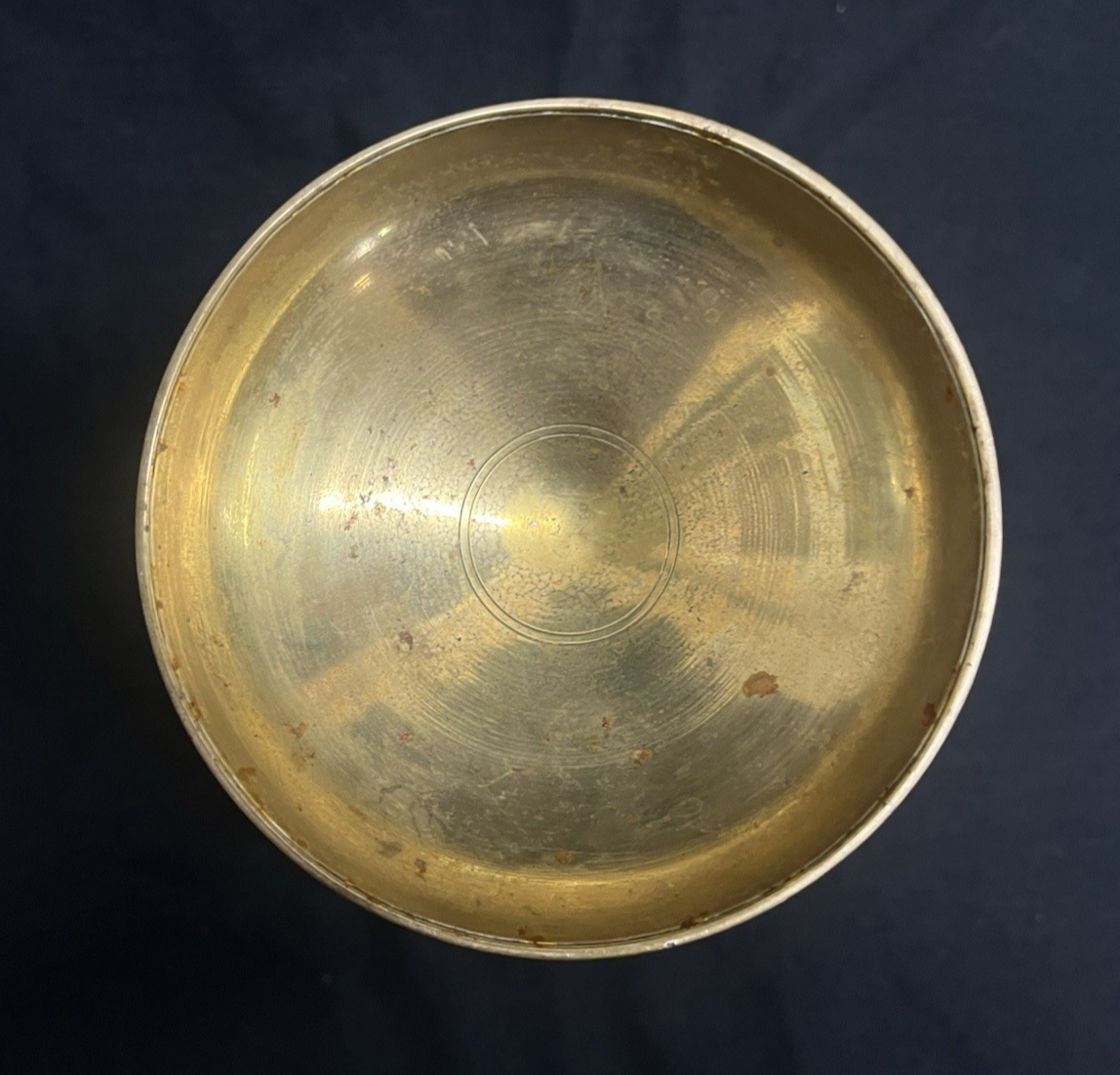 PB19 Pair of Indian Moorish Spun Brass Cloisonne Enamel Pedestal Planters 8.25"