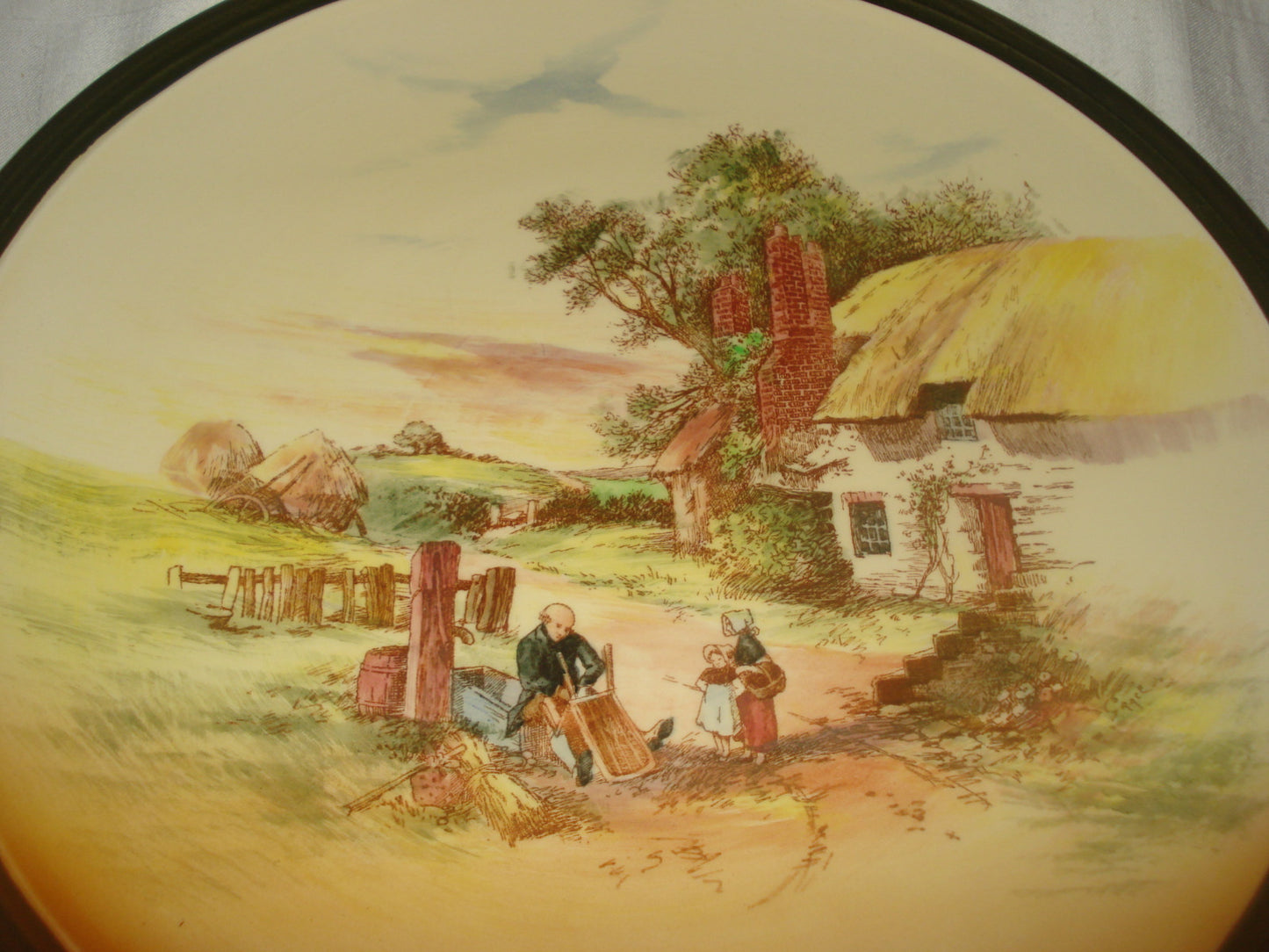 13 1/2" Royal Doulton "Rustic England" D5694 Charger Lg Display Plate Superb