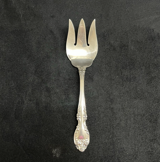 Melrose by Gorham 109.3g Sterling Silver Salad Serving Fork 8 7/8 in