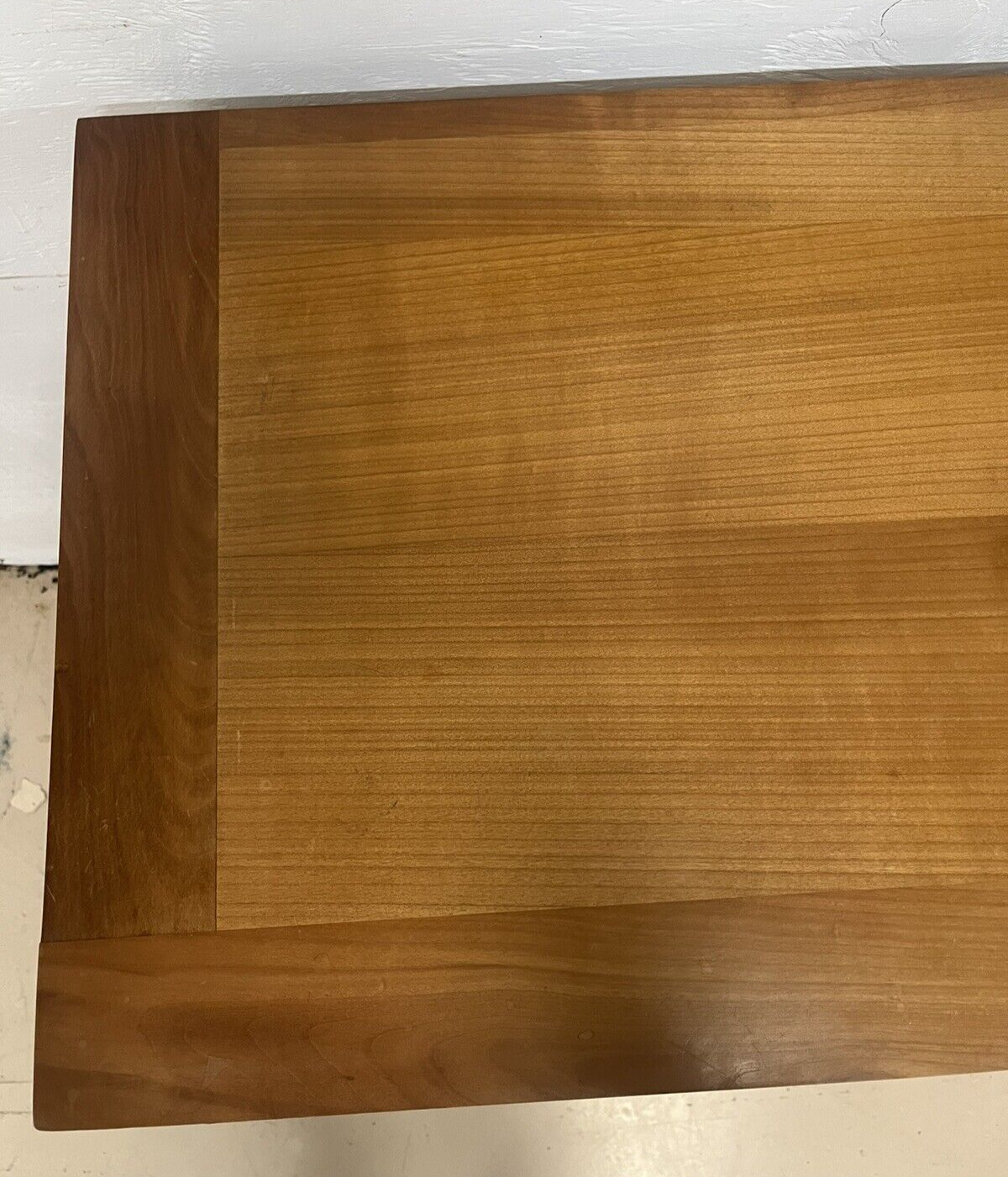 French Louis Philippe Blonde Three Door Sideboard Buffet Server Enfilade 78"W