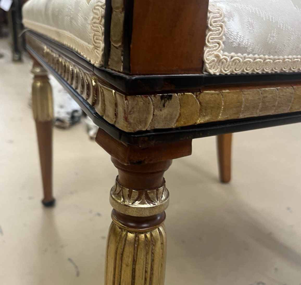 Set of 10 (8+2) EJ VICTOR ANTIQUE REGENCY STYLE NEWPORT DINING ROOM CHAIRS