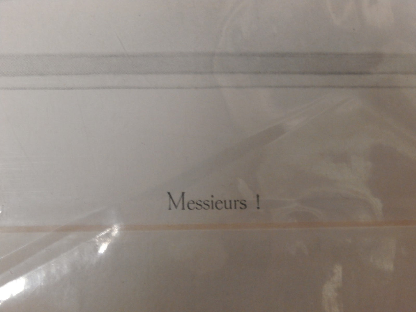 Antique Vanity Fair Print 1913 French President Poincare "Messieurs !" by OWL