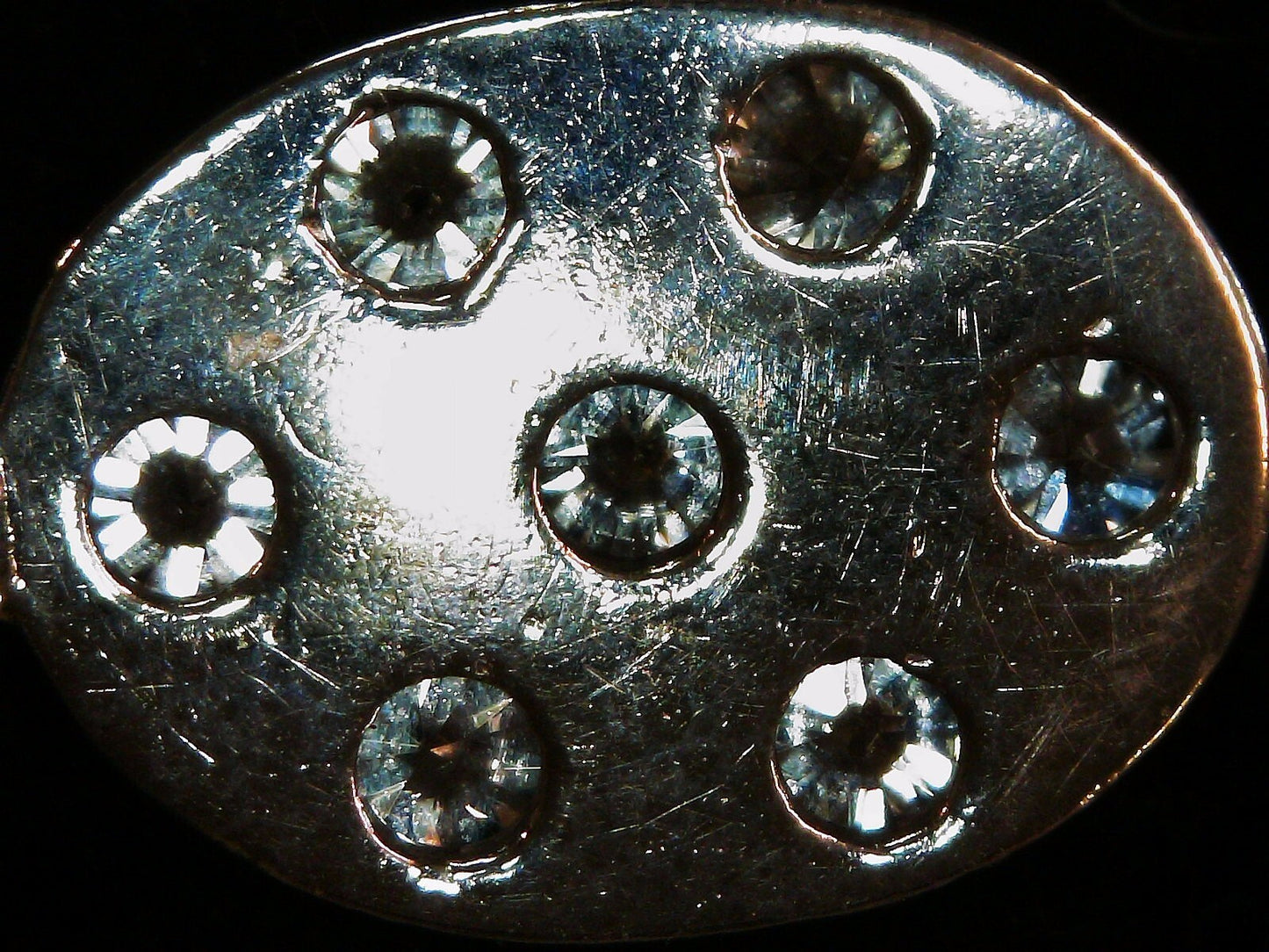 14K Gold 10 Diamond Approx 1.38 cts Pendant 2.9g SI1-SI2 TESTED Sterling Chain