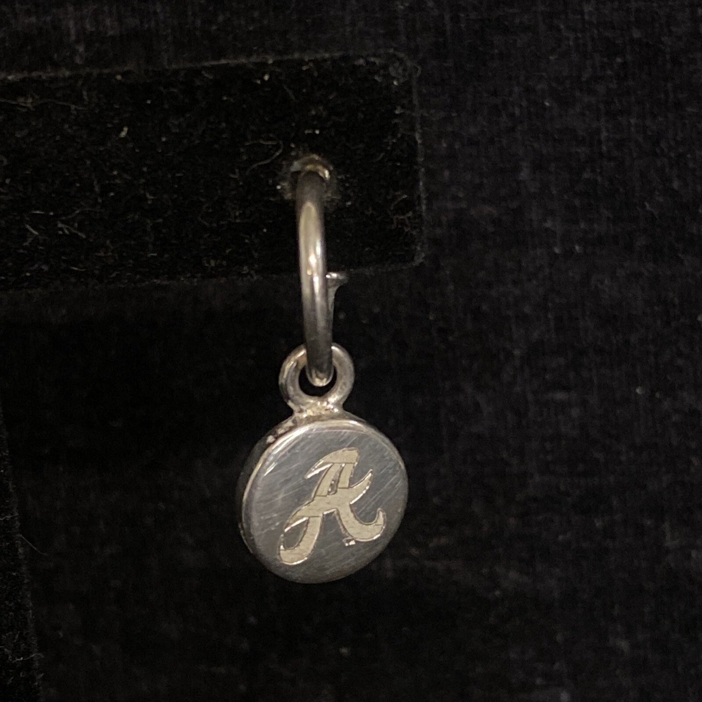 Sterling Silver 925 Dangle Drop University of Alabama "A" Earrings 7g