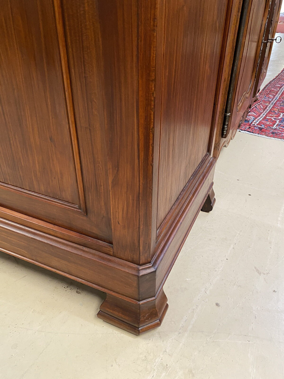 Antique French Louis Philippe Cherry Commode Chest Sideboard