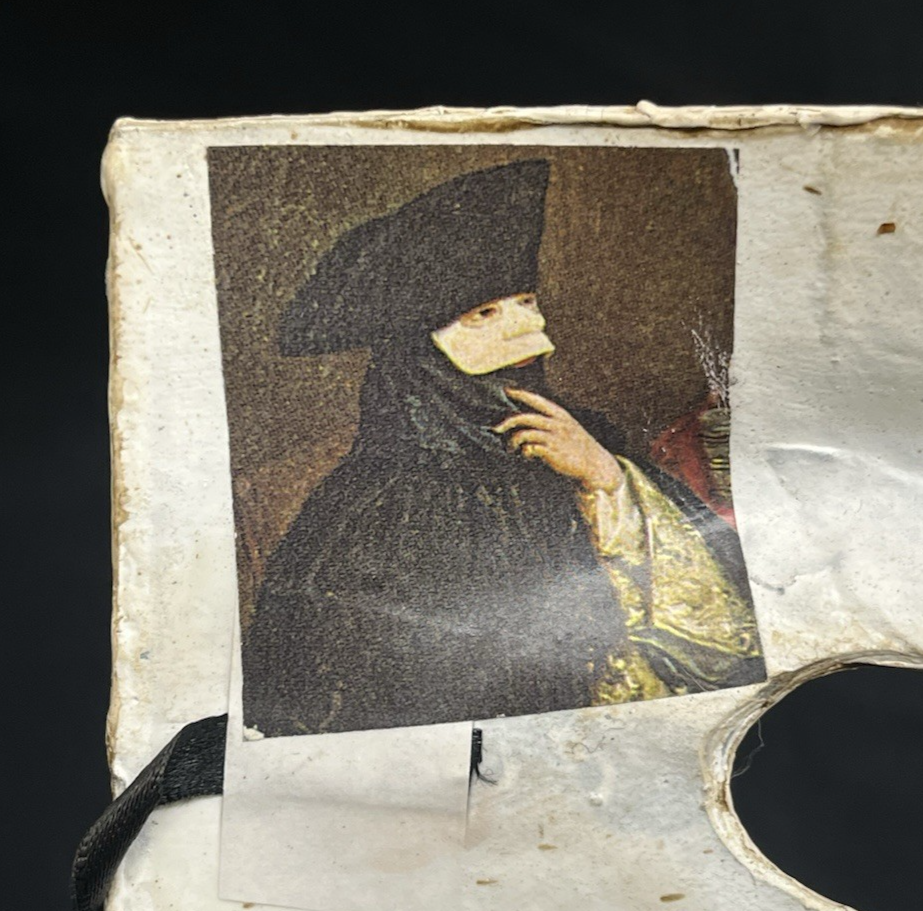 Set of 2 AGOSTINO DESSI & ALICE ATELIER ITALIAN PAPIER MACHE THEATER OPERA MASKS