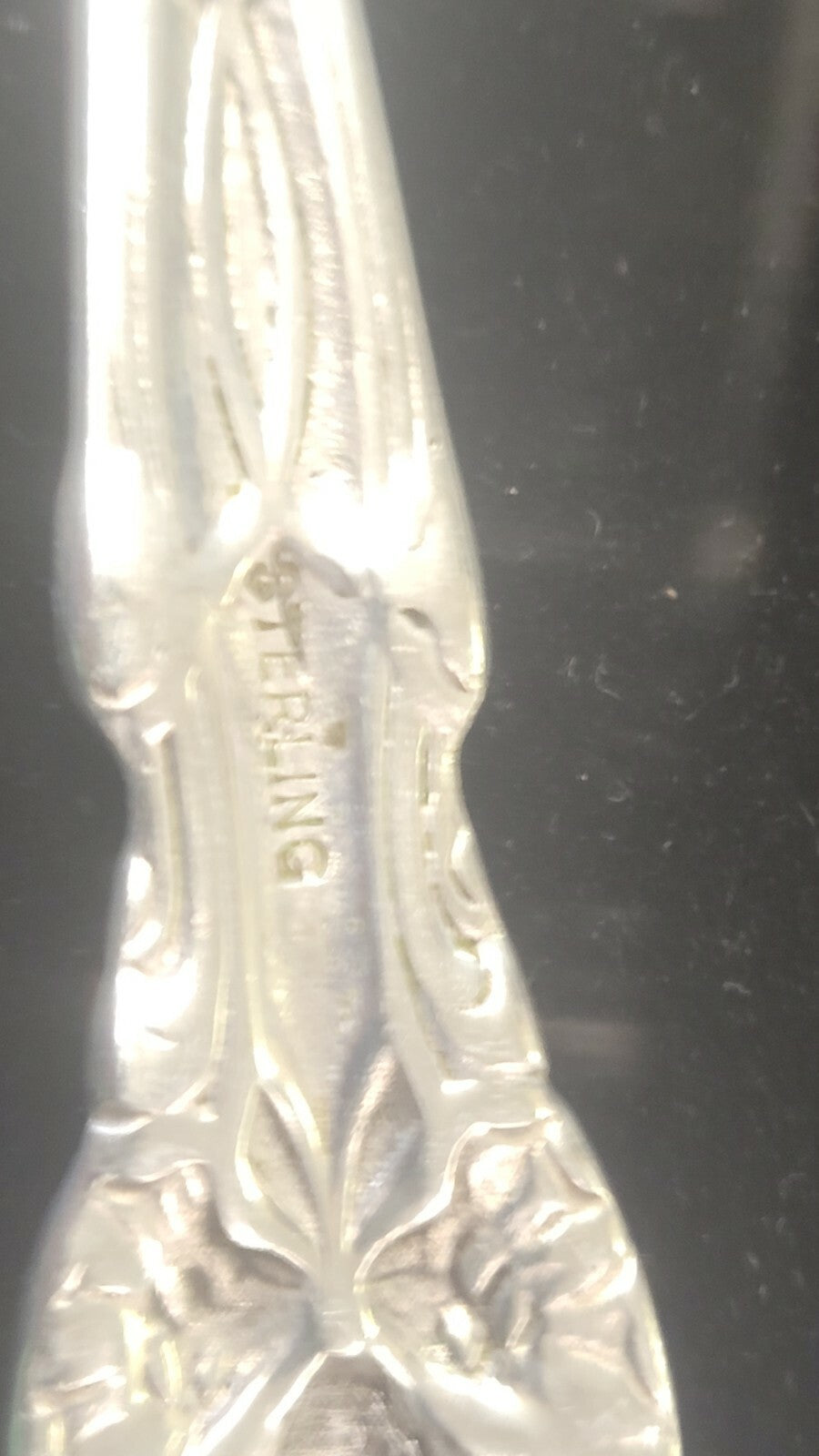 Gorham Virginiana Solid Lg 10" Salad Serving Set 1905 Pierced NM Rare Find