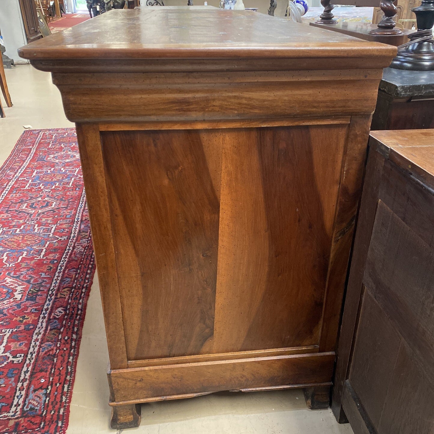 Antique French Louis Philippe Walnut Sideboard Commode Chest Buffet
