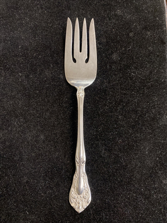 Alvin Sterling Silver Chateau Rose Cold Meat Fork No Mono 55g