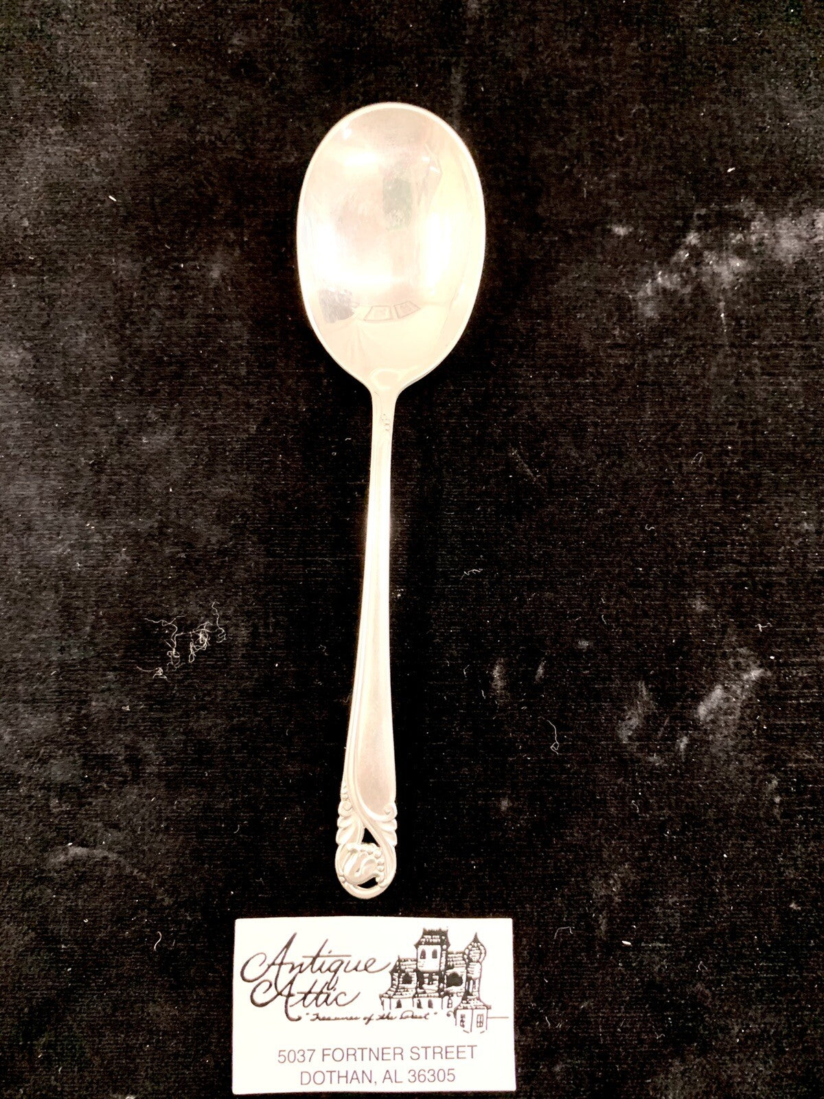 International Sterling Silver Spring Glory Bouillon Round Bowl Soup Spoon 5.75"