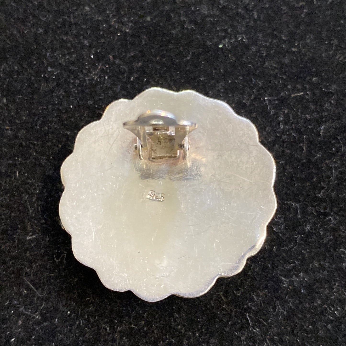 Pair of Sterling Silver 925 Clip On Earrings 15.3g