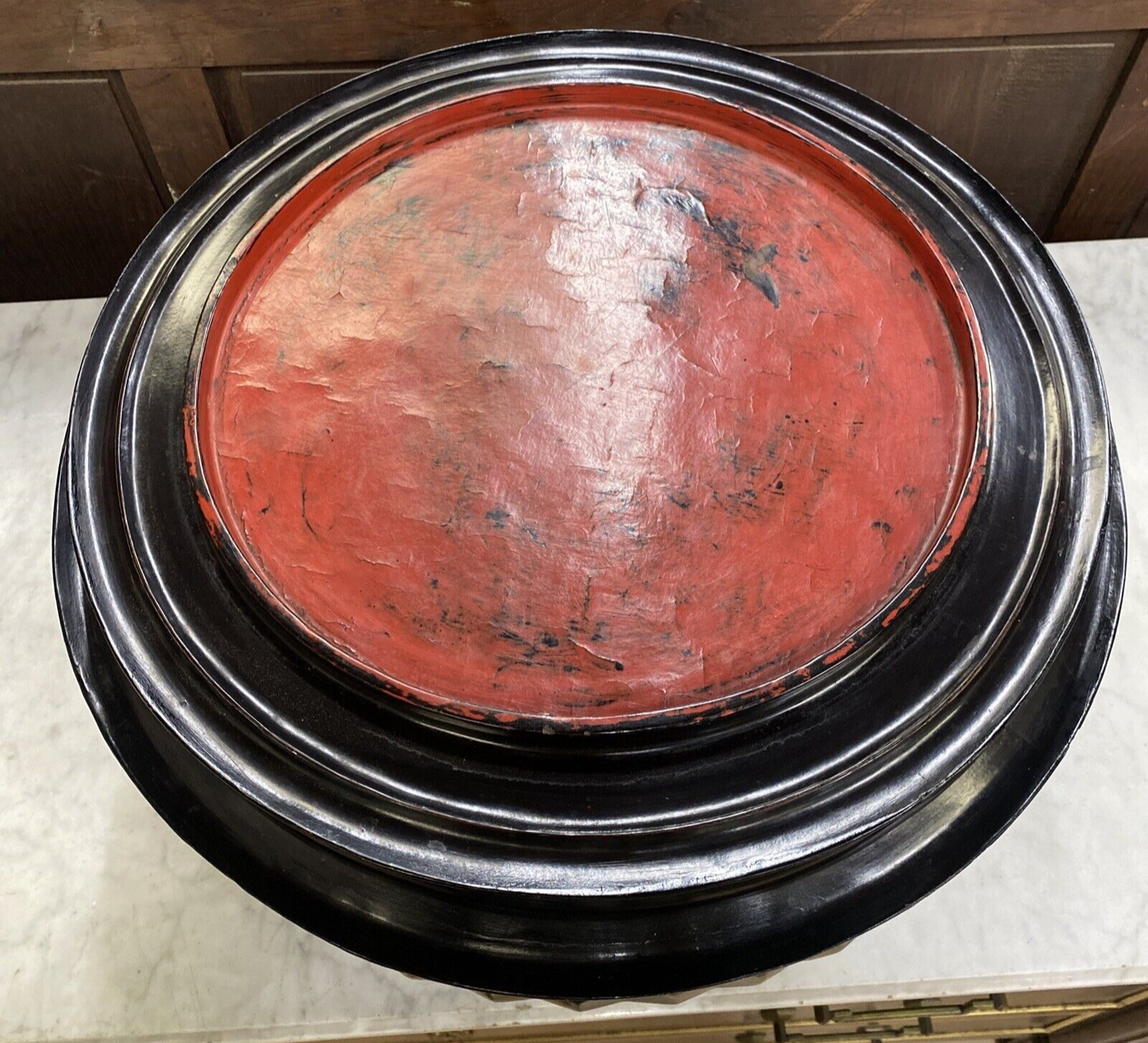 Black Burmese 6 Part Sectional Offering Temple Jar Trays Hsun Kwet BH13