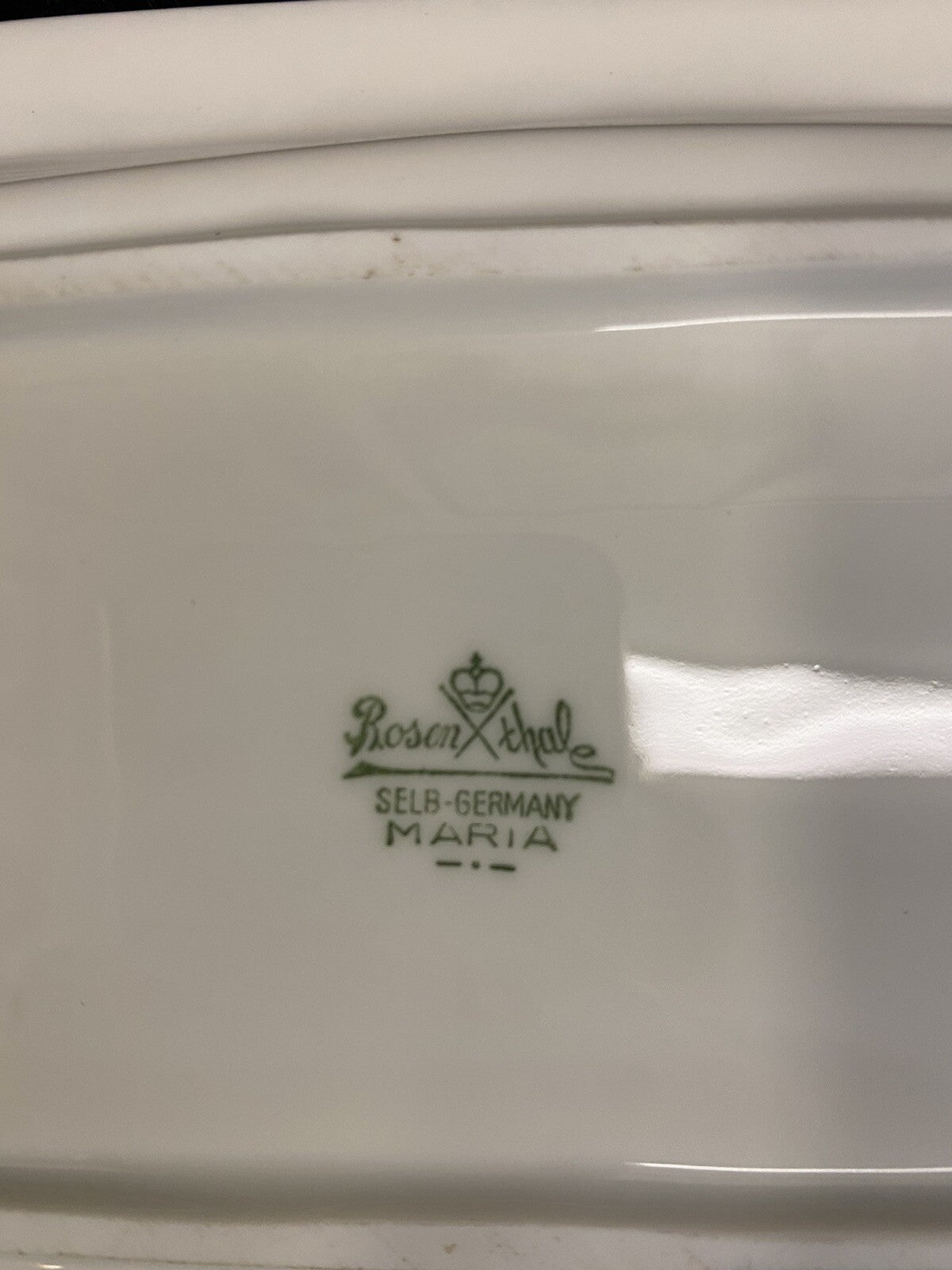 Rosenthal Maria White Classic Rose Set of 3 Stacking Ashtrays