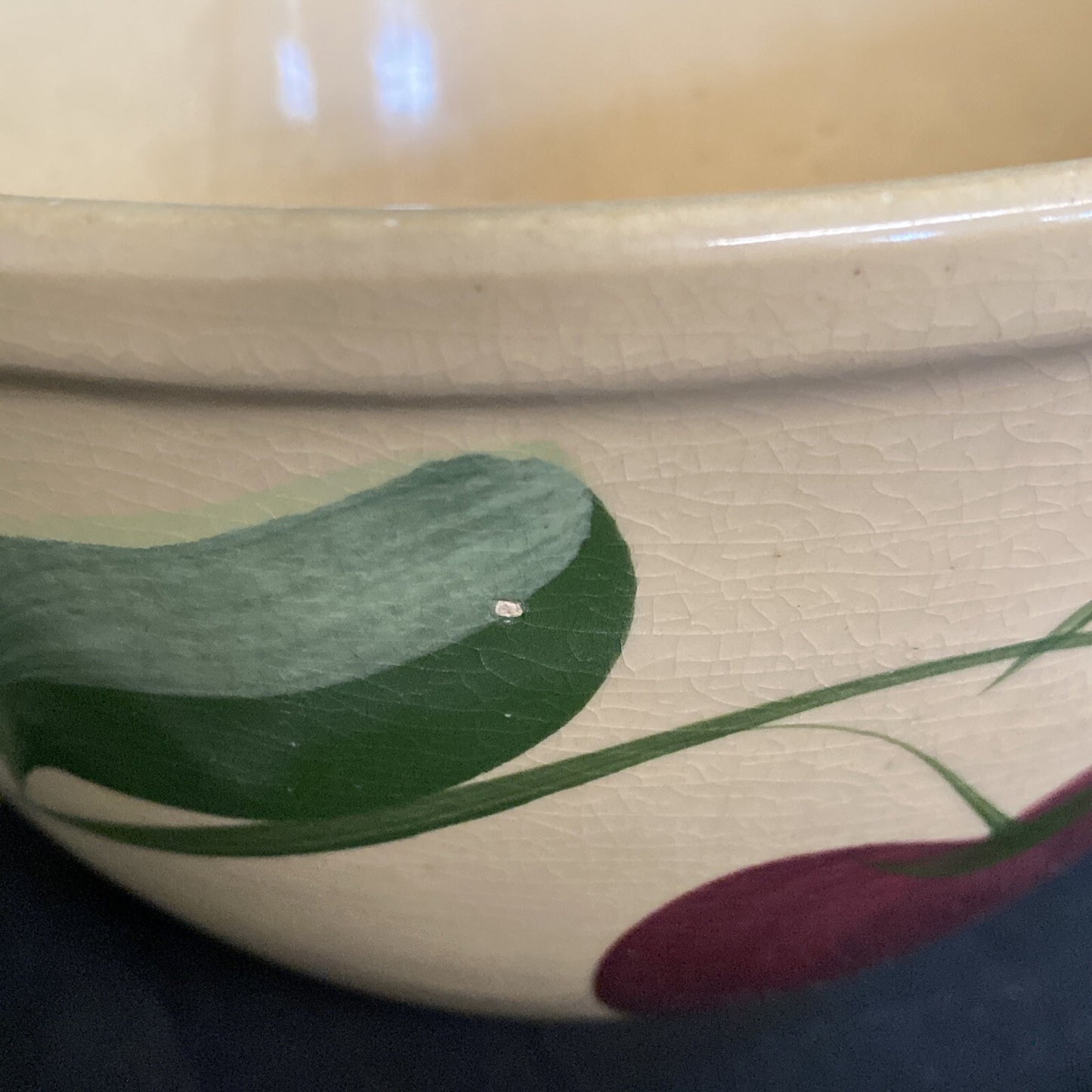 Watt Ware USA Apple 7 1/4" Bowl #7 Farmer's Co-Op Cry. Ass'n.