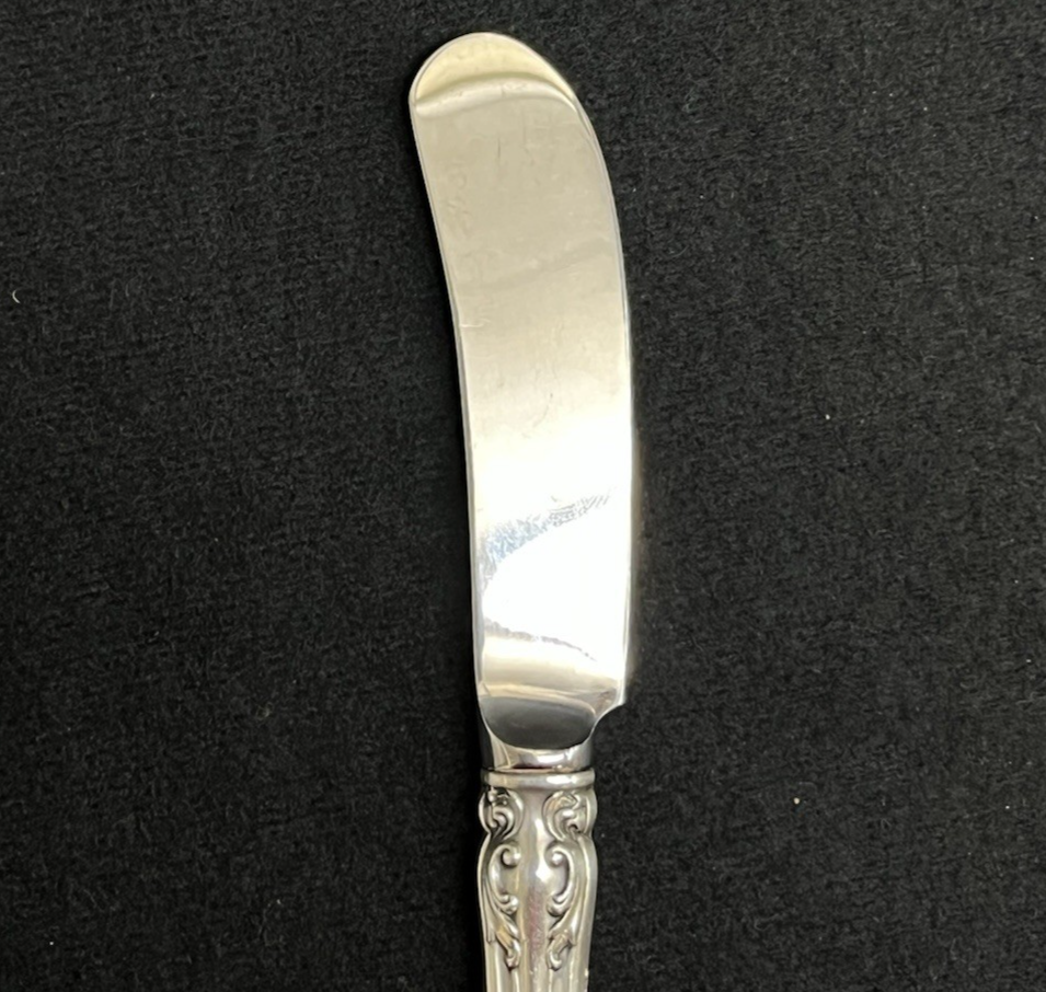 Melrose by Gorham 38.37g Sterling Hollow Handle Paddle Butter Spreader 6 1/8 in